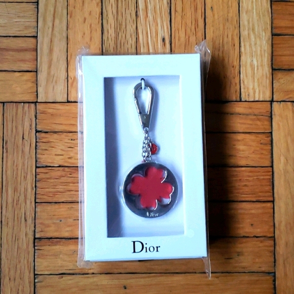Dior Other - Nib! Rare Dior Clover Keychain